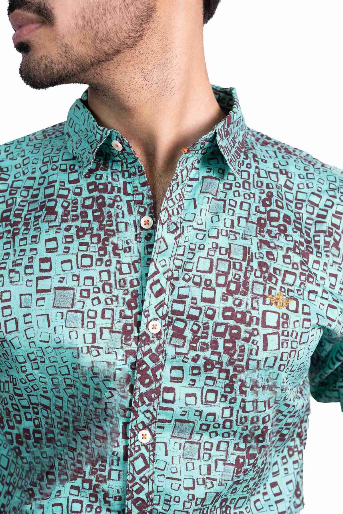 Full Sleeves Printed Cotton Shirt