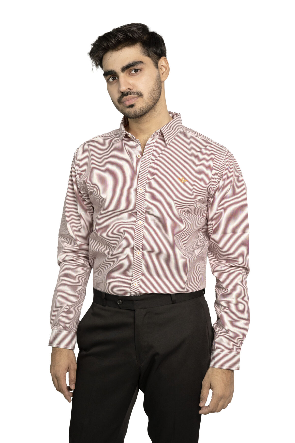 Micro Pin Stripe Full Sleeves Shirt