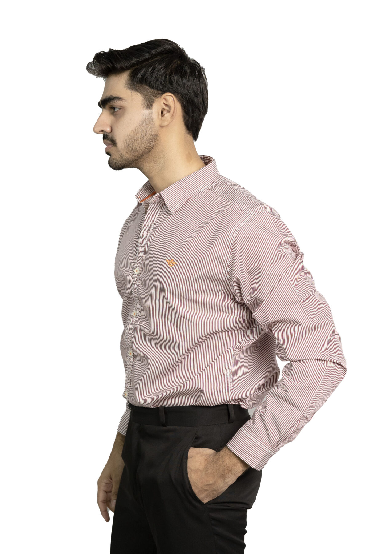 Micro Pin Stripe Full Sleeves Shirt