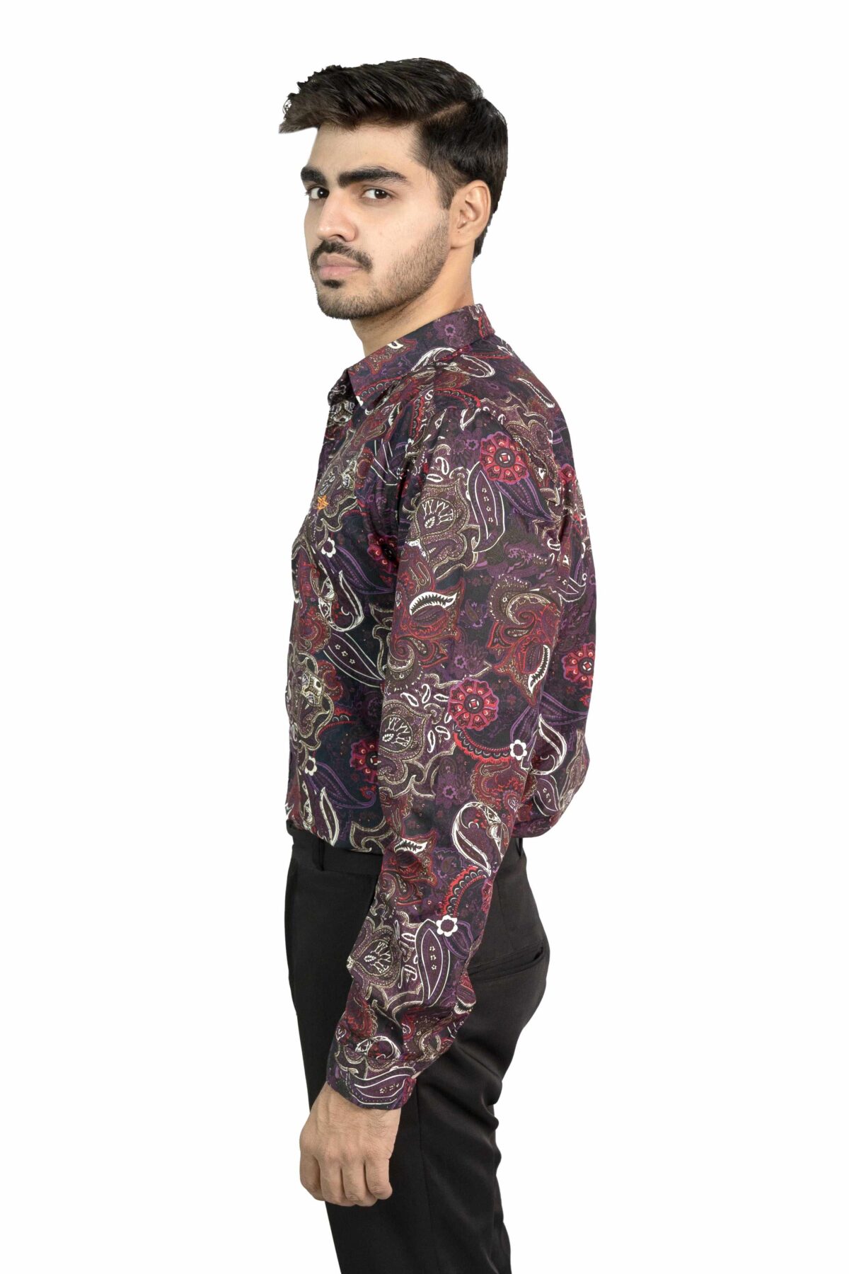 Full Sleeves Printed Cotton Shirt