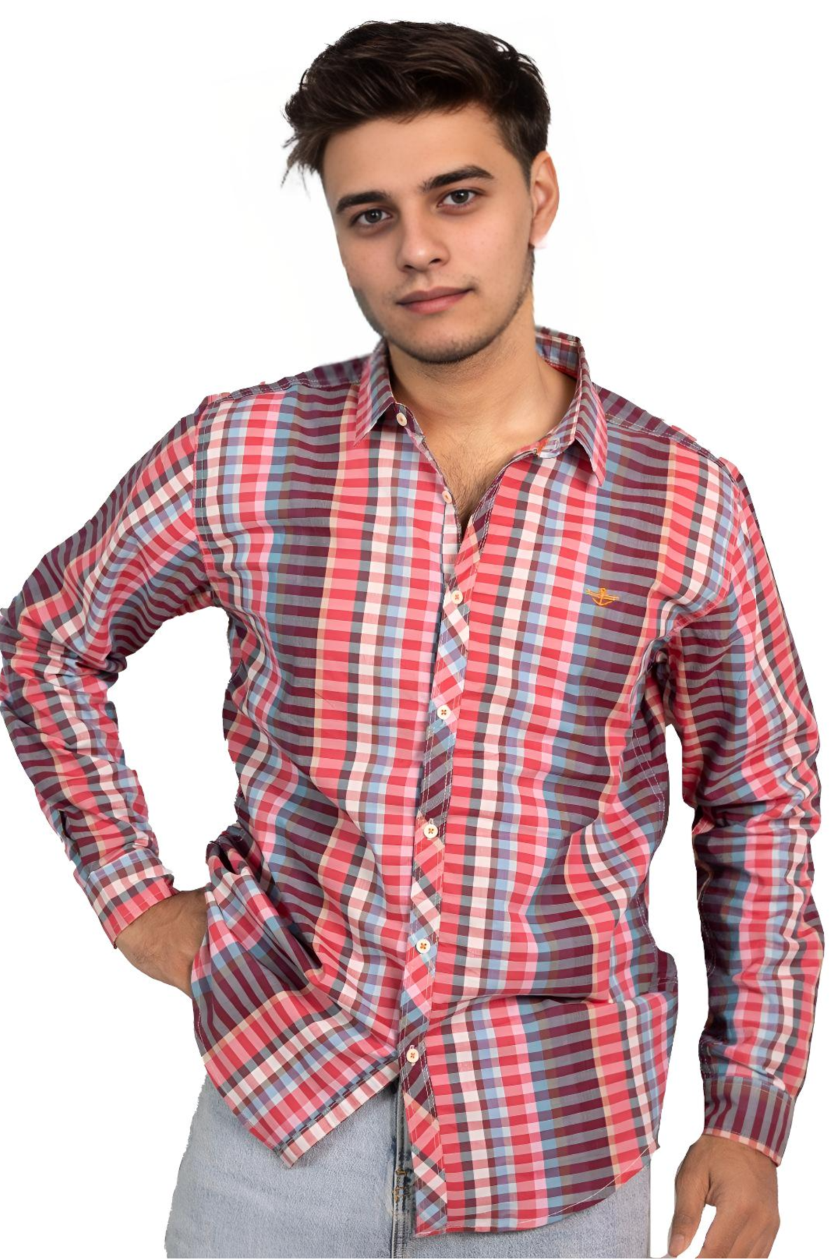 Men's & Boys' Check Fabric Shirt